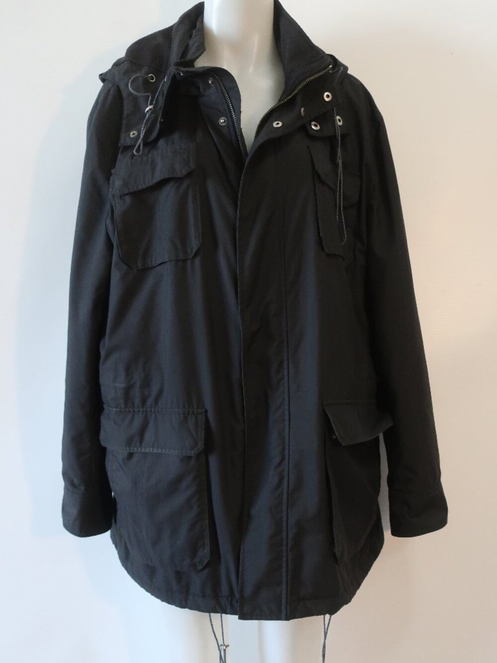 Mens Cole Haan Collection Black (Item- 32) 8-Pocket Utility Field Jacket XL